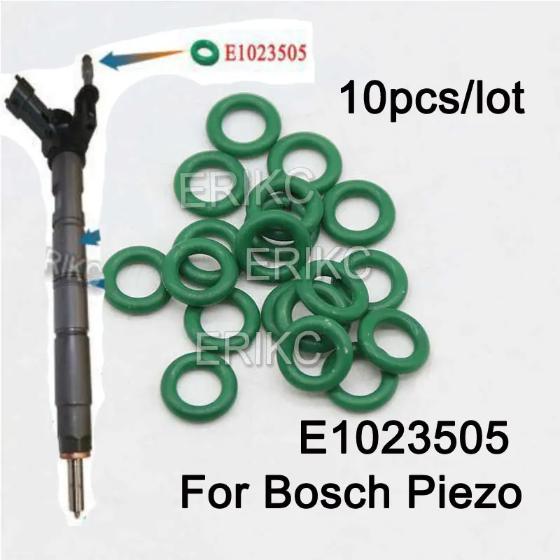 

10PCS Injection Oil Return Pipe Joint Sealing Rings E1023505 for Bosch Piezo Diesel Injector 0445115 Sprayer 0445116