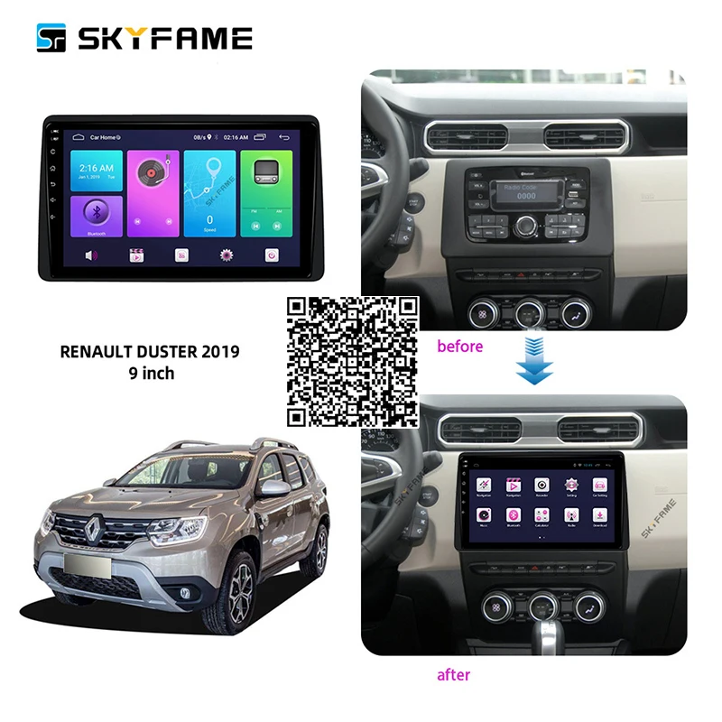 Для Renault Dacia Duster 2019 автомобильное радио стерео Android мультимедийная система gps-навигация, dvd-плеер
Для Renault Dacia Duster 2019 автомобильное радио стерео Android мультимедийная система gps-навигация, dvd-плеер