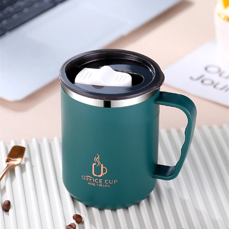 Stainless Steel Coffee Cup Mug With Lid Insulated Coffee Mug Double Wall Coffee Tumbler With Handle Heat-resistant Drinkware
Stainless Steel Coffee Cup Mug With Lid Insulated Coffee Mug Double Wall Coffee Tumbler With Handle Heat-resistant Drinkware