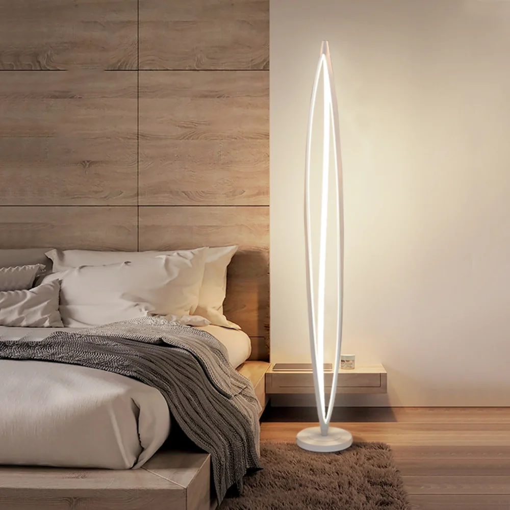 Modern and novel LED floor lamp Nordic minimalist living room bedroom standing lamp LED black / white dimmable standing lamp
Modern and novel LED floor lamp Nordic minimalist living room bedroom standing lamp LED black / white dimmable standing lamp