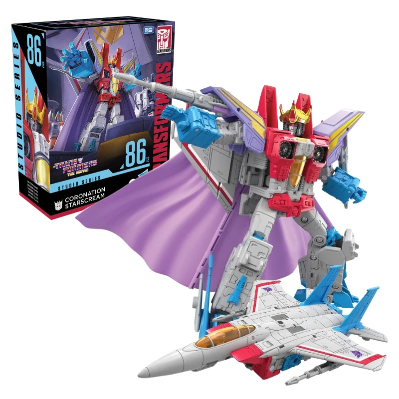 Takara Transformers G1 Movie Series SS86 Coronation Starscream Leader L-Class Figures Toy Gift Collection Hobby
Takara Transformers G1 Movie Series SS86 Coronation Starscream Leader L-Class Figures Toy Gift Collection Hobby