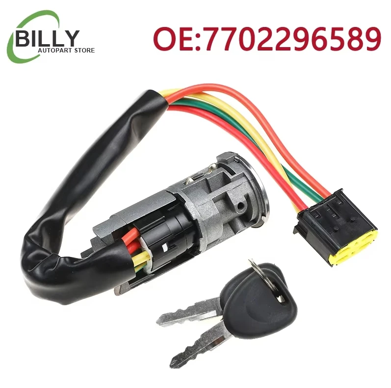 7702296589 Цилиндр замка зажигания и ключ переключателя для Renault Logan Dacia Sandero Clio 7701471098 7701471220 6601551102
7702296589 Цилиндр замка зажигания и ключ переключателя для Renault Logan Dacia Sandero Clio 7701471098 7701471220 6601551102