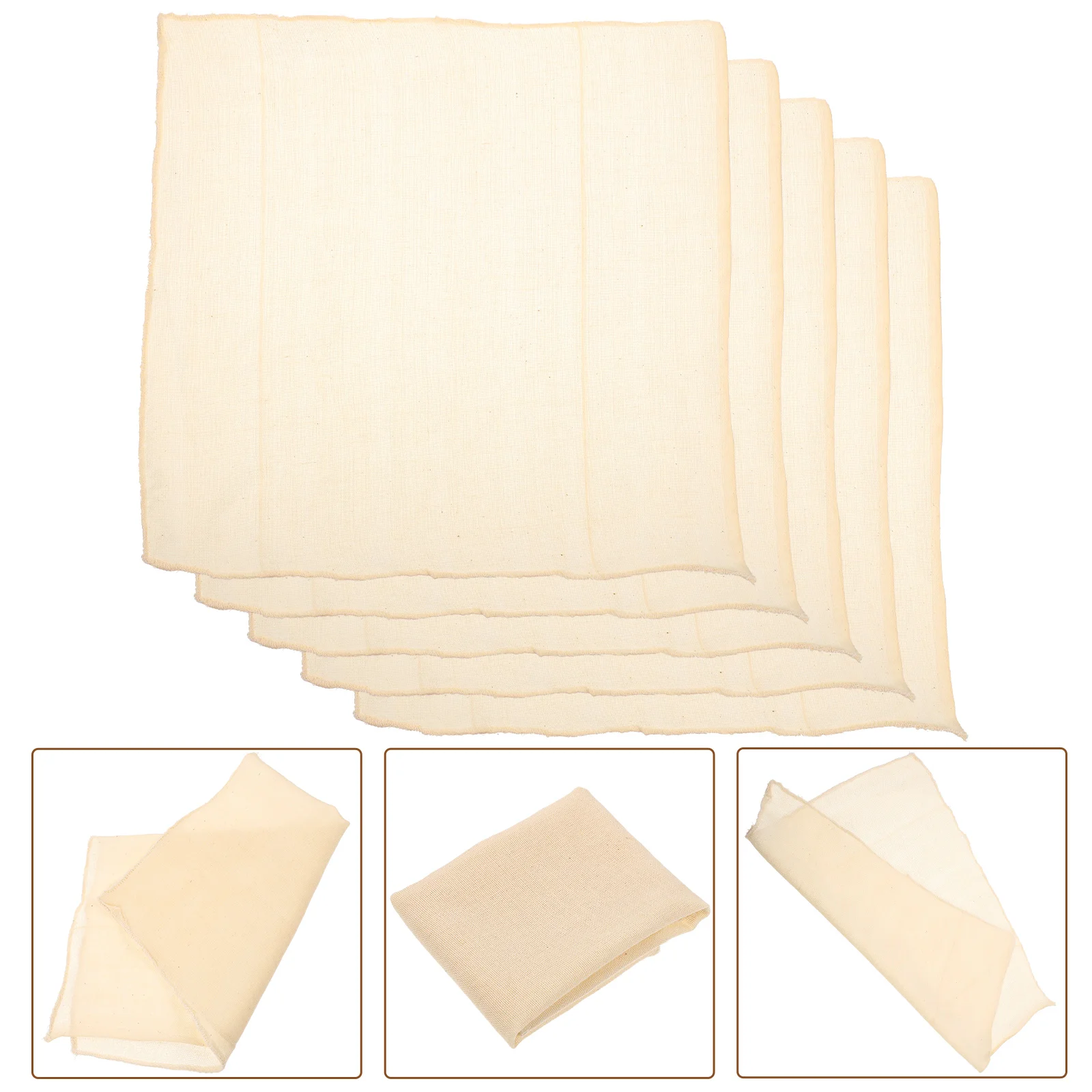5 Pcs Cotton Cheesecloth Cheese Organic Mesh Strainer Bag Organic Cheese Tofu Cloth Steamer Mat Rice Dim Sum Cheesecloth
5 Pcs Cotton Cheesecloth Cheese Organic Mesh Strainer Bag Organic Cheese Tofu Cloth Steamer Mat Rice Dim Sum Cheesecloth