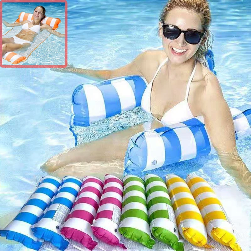 

New Inflatable Pool Float Multi-Purpose Pool Hammock Saddle Lounge Chair Drifter Pool Chair Portable Water Hammock Water Lounger