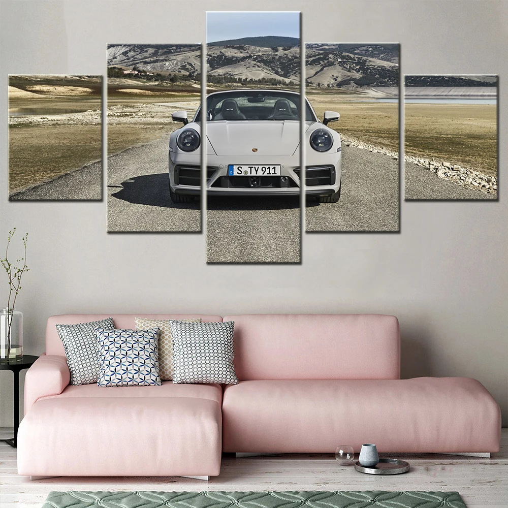 5 Pieces 2022 Porsche 911 Targa 4 GTS Modern Painting Home Decor Paintings Bedroom Poster Wall Art Canvas Picture for Interior 
5 Pieces 2022 Porsche 911 Targa 4 GTS Modern Painting Home Decor Paintings Bedroom Poster Wall Art Canvas Picture for Interior