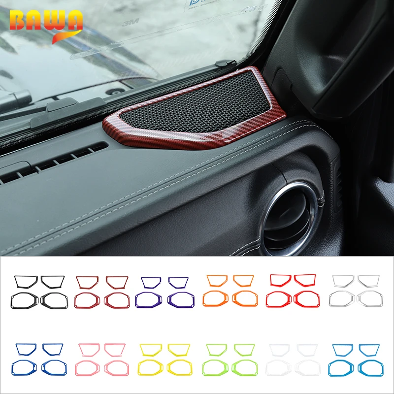 BAWA Car Interior Accessories For Jeep Wrangler JL Gladiator JT 2018-2022 A Pillar/Roof Speaker Decoration Cover Stickers
BAWA Car Interior Accessories For Jeep Wrangler JL Gladiator JT 2018-2022 A Pillar/Roof Speaker Decoration Cover Stickers