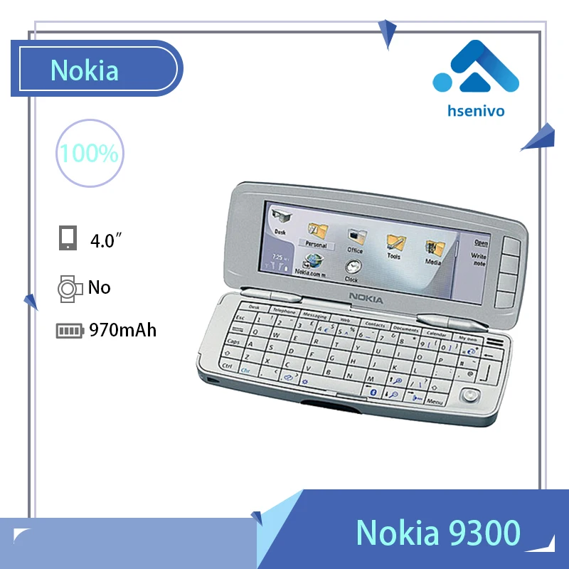 Nokia 9300 Восстановленный-Оригинальный разблокированный Nokia 9300 Flip GSM мобильный телефон Symbian 7,0 s, поддержка нескольких языков, бесплатная достав...
Nokia 9300 Восстановленный-Оригинальный разблокированный Nokia 9300 Flip GSM мобильный телефон Symbian 7,0 s, поддержка нескольких языков, бесплатная достав...