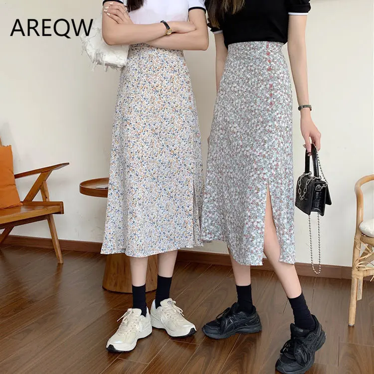 Spring 2022 New Gentle Wind Split Floral Skirt Women's Skirt High Waist Slim Mid Length A-Line Umbrella Skirt
Spring 2022 New Gentle Wind Split Floral Skirt Women's Skirt High Waist Slim Mid Length A-Line Umbrella Skirt
