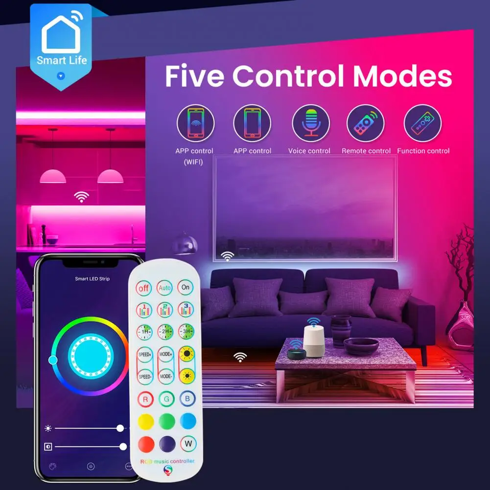 WiFi Light Controller Useful Innovative Portable DIY Multiple Colors Design WiFi Light Controller for Party
WiFi Light Controller Useful Innovative Portable DIY Multiple Colors Design WiFi Light Controller for Party