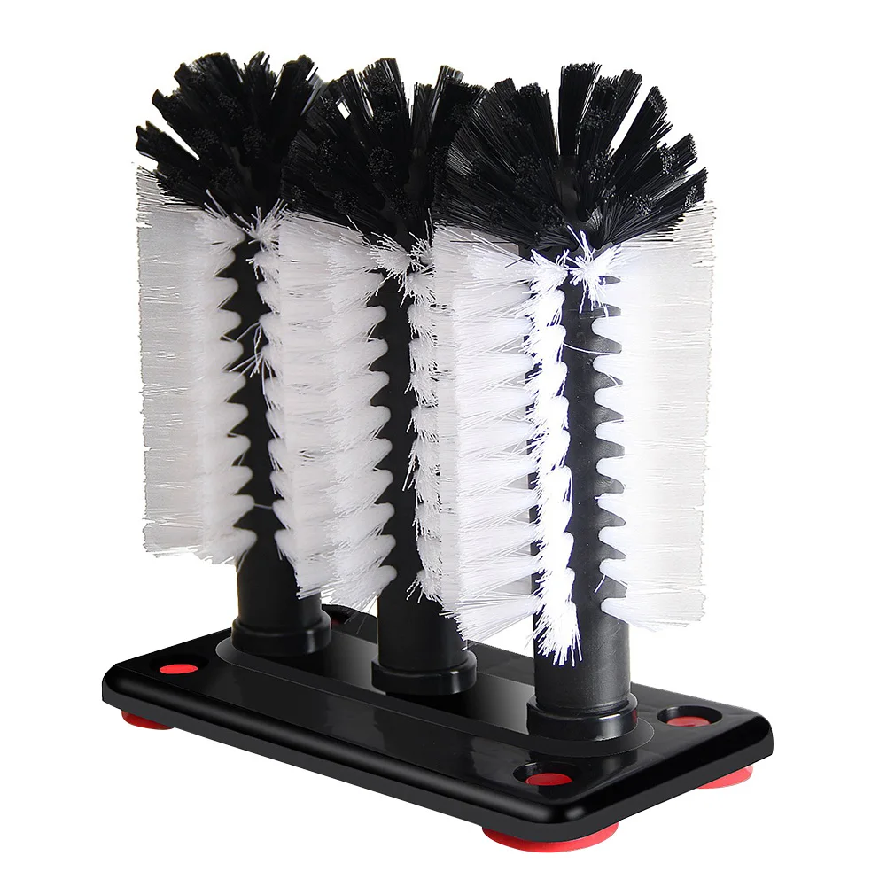 Easy Install Kitchen Household Cleaning Suction Base Glass Washer 3 Brush Head Tool Bar Pub Scrubber Universal Catering
Easy Install Kitchen Household Cleaning Suction Base Glass Washer 3 Brush Head Tool Bar Pub Scrubber Universal Catering