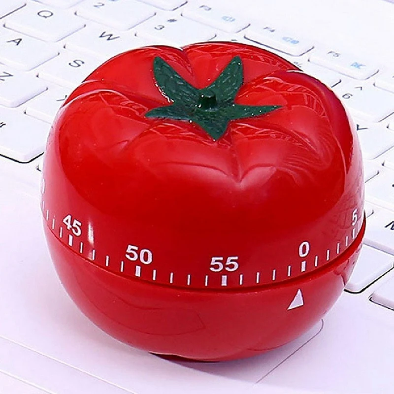 

2x1-60 мин. 360 градусов Модный милый домашний кухонный практичный механический таймер обратного отсчета томатов
