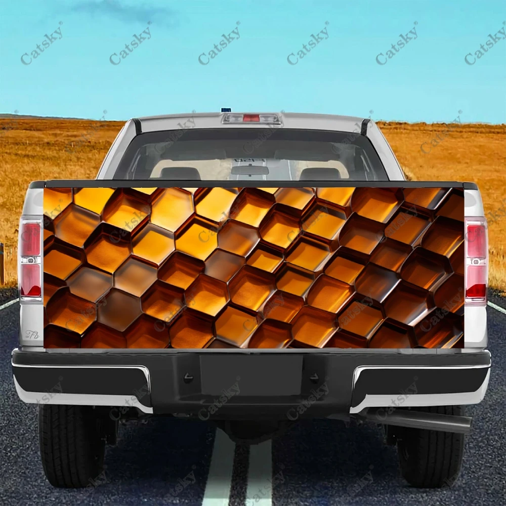Transparent Honeycomb Truck Tailgate Wrap Professional Grade Universal Fit for Full Size Trucks Weatherproof & Car Wash Safe
Transparent Honeycomb Truck Tailgate Wrap Professional Grade Universal Fit for Full Size Trucks Weatherproof & Car Wash Safe