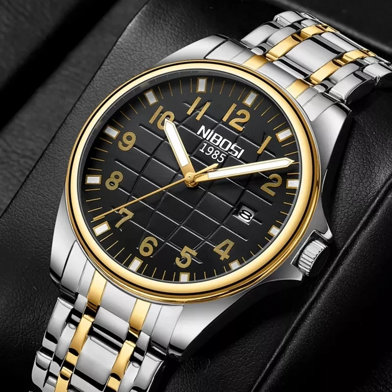 NIBOSI 2023 New Casual Sport Men's Watches Stainless Steel Band Wristwatch Quartz Clock with Luminous Pointers Relogio Masculino
NIBOSI 2023 New Casual Sport Men's Watches Stainless Steel Band Wristwatch Quartz Clock with Luminous Pointers Relogio Masculino