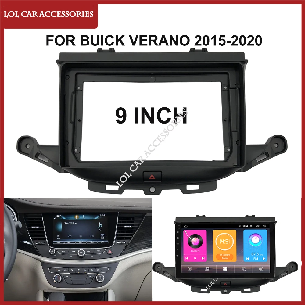 9 Inch Car Radio Fascia For BUICK Verano 2015-2020 Android MP5 GPS Player Panel Casing Frame 2 Din Stereo Dash Cover Trim
9 Inch Car Radio Fascia For BUICK Verano 2015-2020 Android MP5 GPS Player Panel Casing Frame 2 Din Stereo Dash Cover Trim