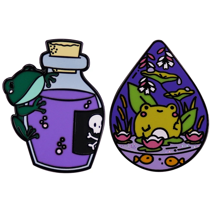 C1900 Cute Frog Enamel Pins Animal Kids Backpack Bag Badges Demin Jacket Clothes Brooches Child Gift
C1900 Cute Frog Enamel Pins Animal Kids Backpack Bag Badges Demin Jacket Clothes Brooches Child Gift