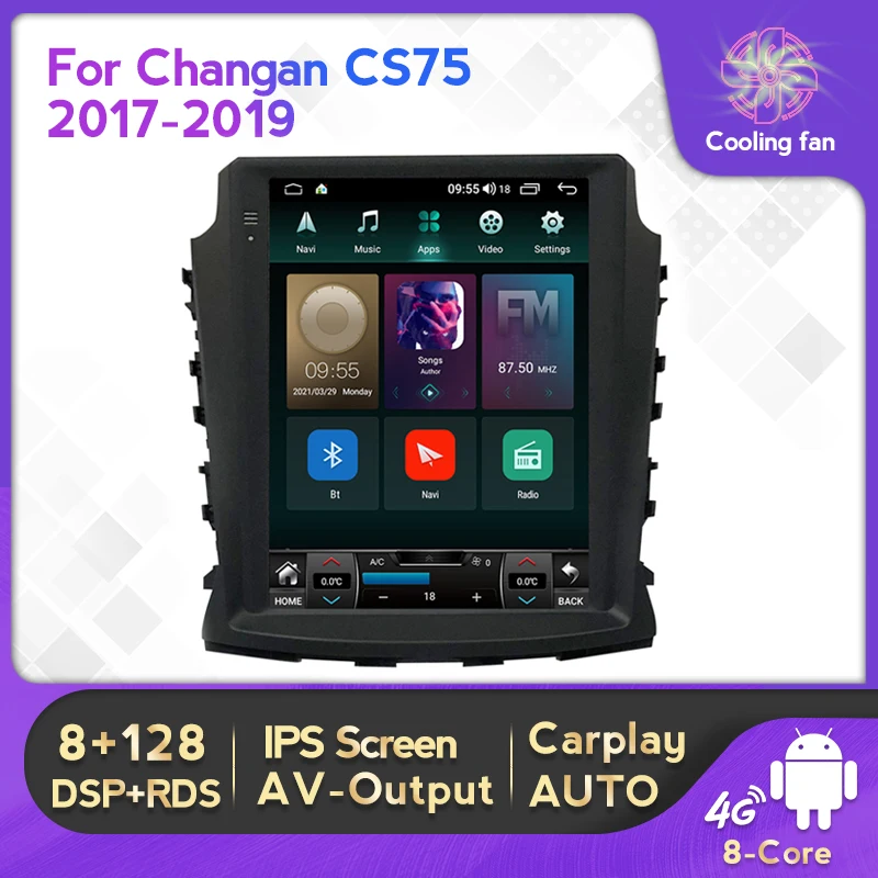 DSP 8-Core Android 11 Car Radio Stereo Receiver For Changan CS75 2017 2018 2019 Multimedia Video Player GPS Navigation Free Map
DSP 8-Core Android 11 Car Radio Stereo Receiver For Changan CS75 2017 2018 2019 Multimedia Video Player GPS Navigation Free Map