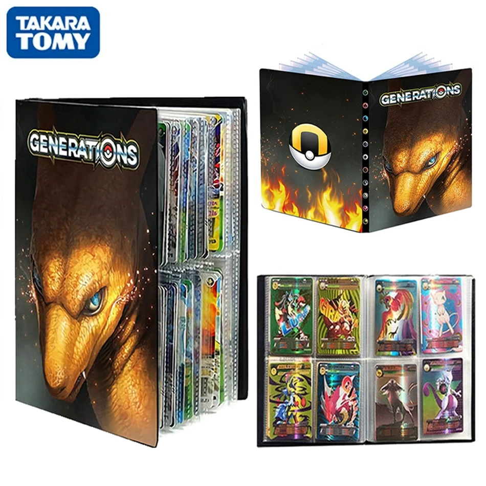 TAKARA TOMY 240Pcs Pokemon Cards Album Book cool Cartoon Anime Pokemons Collection Toy Game Card GX VMAX EX Holder Folder Toys
TAKARA TOMY 240Pcs Pokemon Cards Album Book cool Cartoon Anime Pokemons Collection Toy Game Card GX VMAX EX Holder Folder Toys