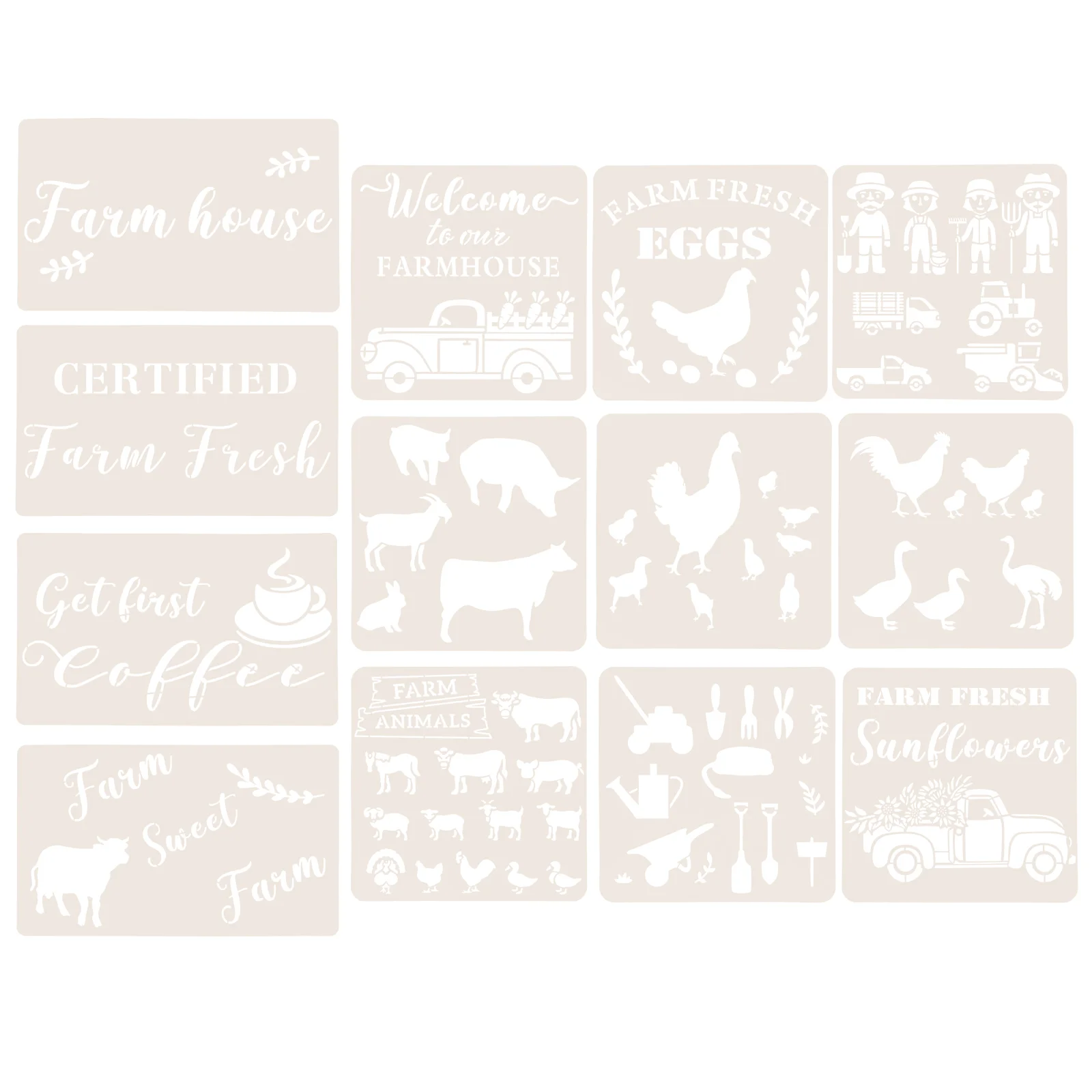 13pcs Unique Sturdy Hand Account Drawing Template Hollow Stencil Painting Template
13pcs Unique Sturdy Hand Account Drawing Template Hollow Stencil Painting Template