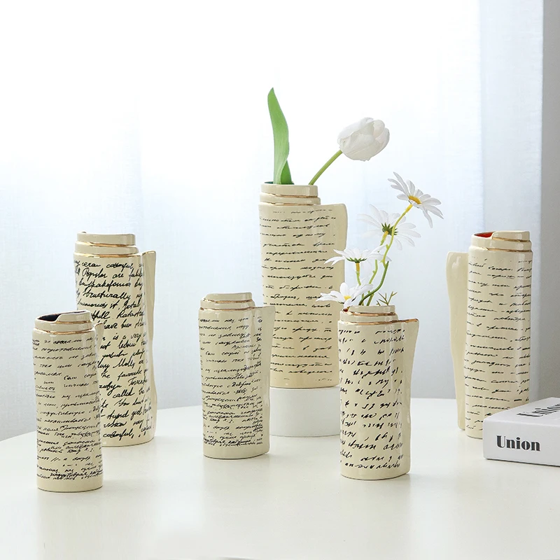 Modern Northern Europe Light Luxury Creativity Simple Ins Style Ceramic Vase Decoration Household Living Room Dry Flowers
Modern Northern Europe Light Luxury Creativity Simple Ins Style Ceramic Vase Decoration Household Living Room Dry Flowers