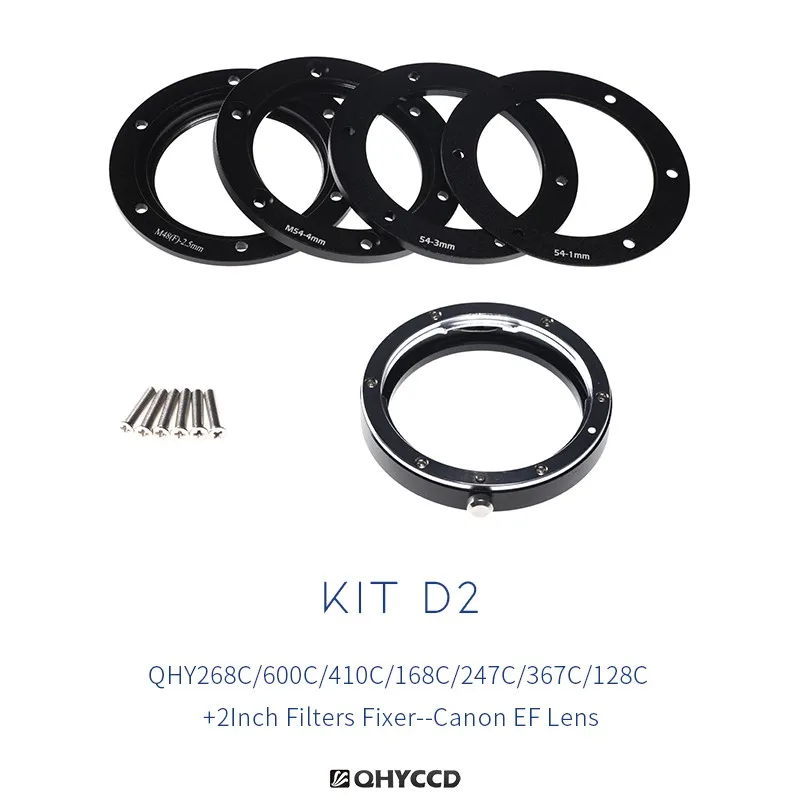 QHYCCD Adapter Set D2 With Canon Lens Is Suitable For Color Cameras Such As QHY268C
QHYCCD Adapter Set D2 With Canon Lens Is Suitable For Color Cameras Such As QHY268C