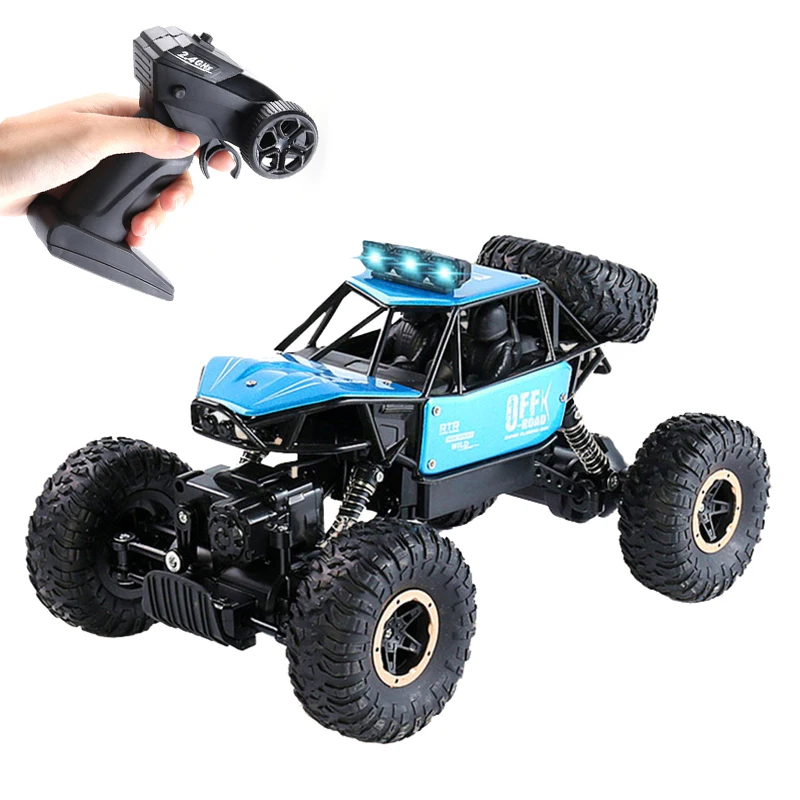Игрушки для мальчиков 4WD 2 4 ГГц Радиоуправляемый автомобиль Rock Crawler машина с