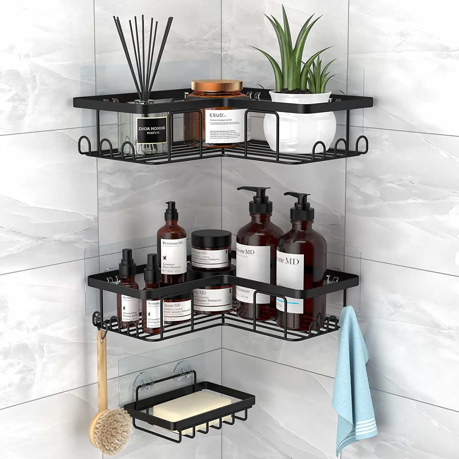 Bathroom Corner Shelf Shampoo Storage Shelf Cosmetic Holder No Punch Kitchen Condiment Organizer
Bathroom Corner Shelf Shampoo Storage Shelf Cosmetic Holder No Punch Kitchen Condiment Organizer