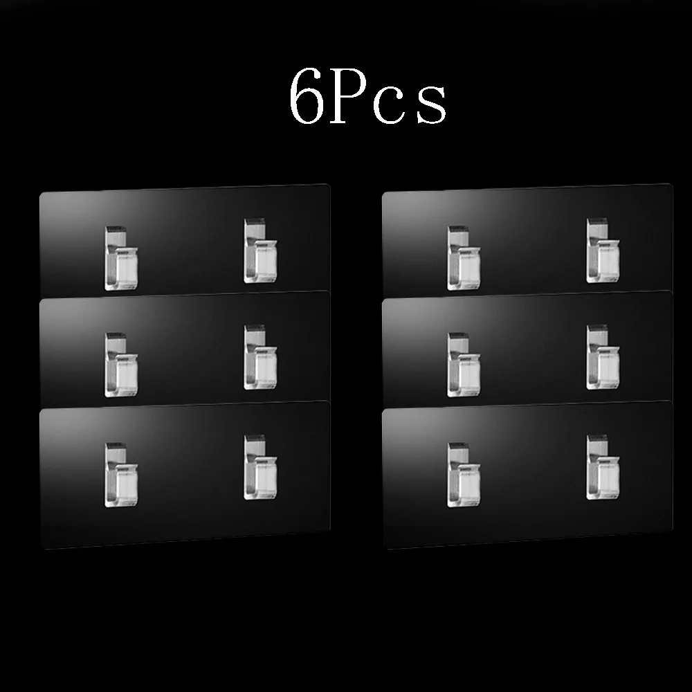 6Pcs No Drilling Shower Adhesive Strips Transparent Self Adhesive Shower Hanger Durable Plastic Shower Rack Stickers Bathroom
6Pcs No Drilling Shower Adhesive Strips Transparent Self Adhesive Shower Hanger Durable Plastic Shower Rack Stickers Bathroom