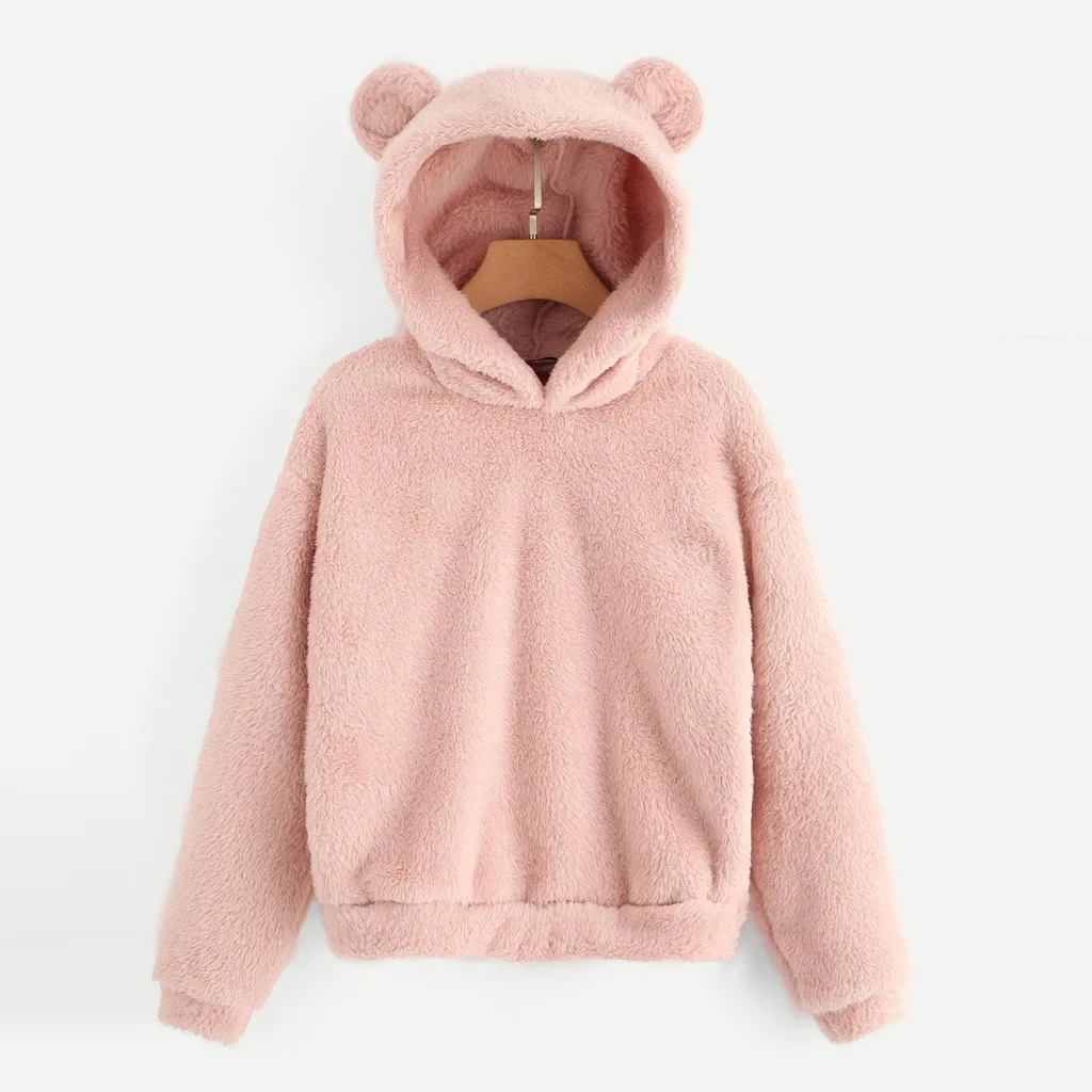 Bear Pullover Warm Fleece Long Fuzzy Shape Sweatshirt Hoodie Women's Sleeve Women's Blouse
Bear Pullover Warm Fleece Long Fuzzy Shape Sweatshirt Hoodie Women's Sleeve Women's Blouse