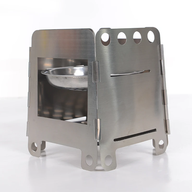 L Size With Alcohol Tray Ultralight Stainless Steel Pocket Burning For Picnic Hiking Tool Fold Wood Stove Outdoor Camping Stove
L Size With Alcohol Tray Ultralight Stainless Steel Pocket Burning For Picnic Hiking Tool Fold Wood Stove Outdoor Camping Stove