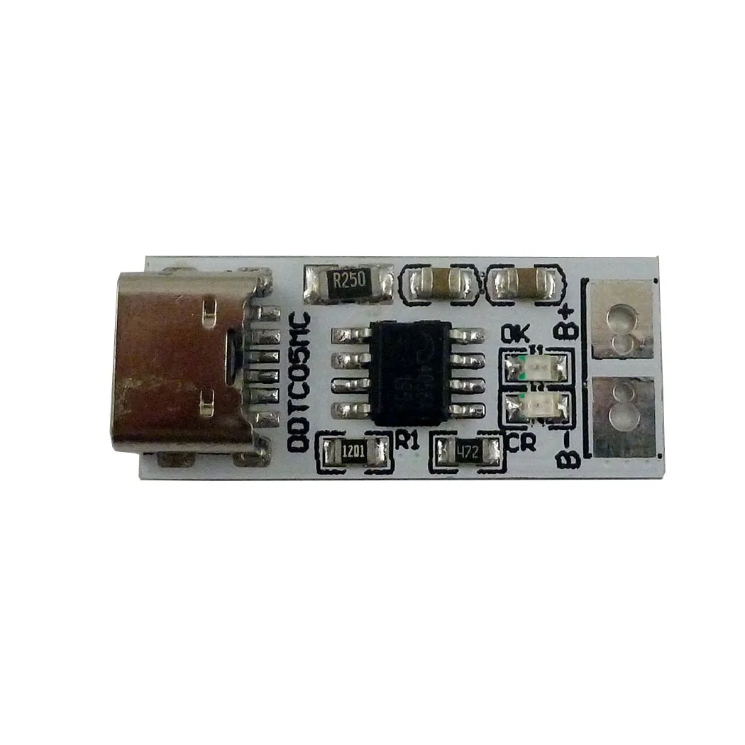 For 3.7V 3.8V 18650 Lithium Battery With Led Indicator 1S 1A Type-C 5V To 4.2V 4.35V Step-down Buck LiPo Polymer Li-Ion Charger
For 3.7V 3.8V 18650 Lithium Battery With Led Indicator 1S 1A Type-C 5V To 4.2V 4.35V Step-down Buck LiPo Polymer Li-Ion Charger
