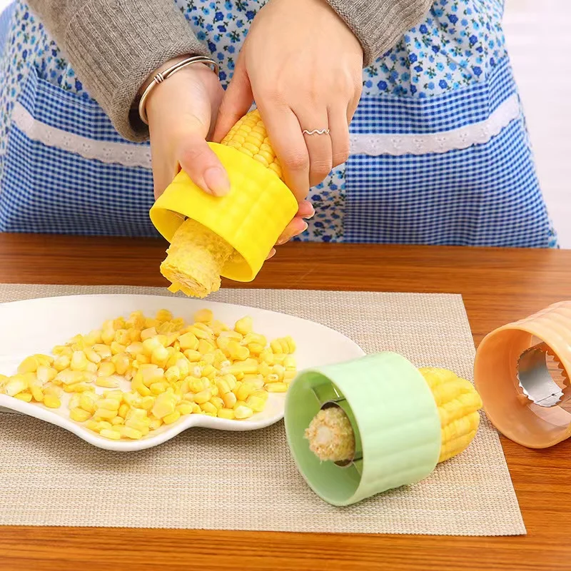 Kitchen Corn Stripper Peeler Cob Cutter Thresher Corn Stripper Fruit Vegetable Tools Cooking Gadgets Accessories Cob Remover
Kitchen Corn Stripper Peeler Cob Cutter Thresher Corn Stripper Fruit Vegetable Tools Cooking Gadgets Accessories Cob Remover
