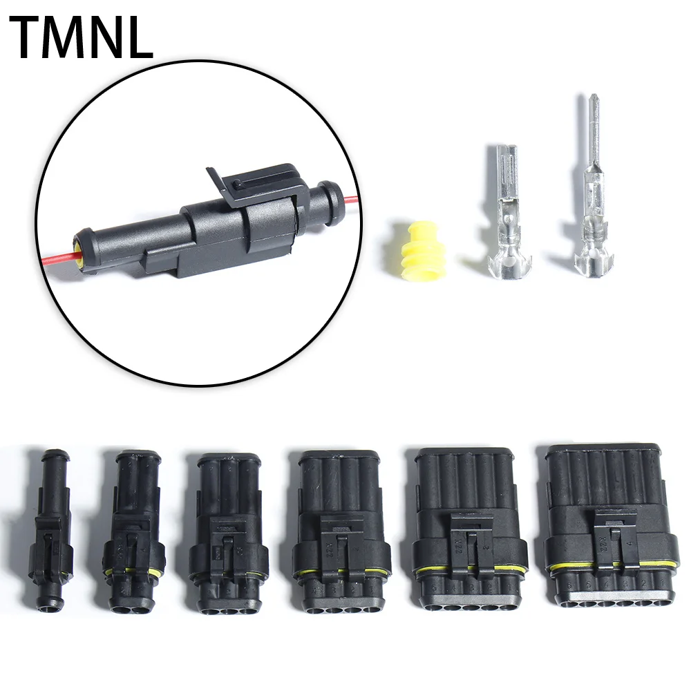 1/2/3/4/5/6Pin Electrical cable Waterproof Seal Auto Wire Car Connector Automotive Plug Terminals Car Harness Sealed Male Female
1/2/3/4/5/6Pin Electrical cable Waterproof Seal Auto Wire Car Connector Automotive Plug Terminals Car Harness Sealed Male Female