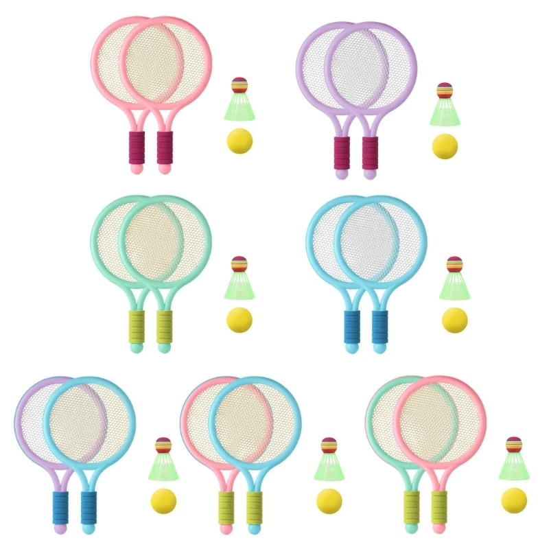 Kid Tennis Rackets Set with Balls PVC Tennis Racquet Toy for Toddler Children Outdoor Indoor Sports Beach Activities
Kid Tennis Rackets Set with Balls PVC Tennis Racquet Toy for Toddler Children Outdoor Indoor Sports Beach Activities