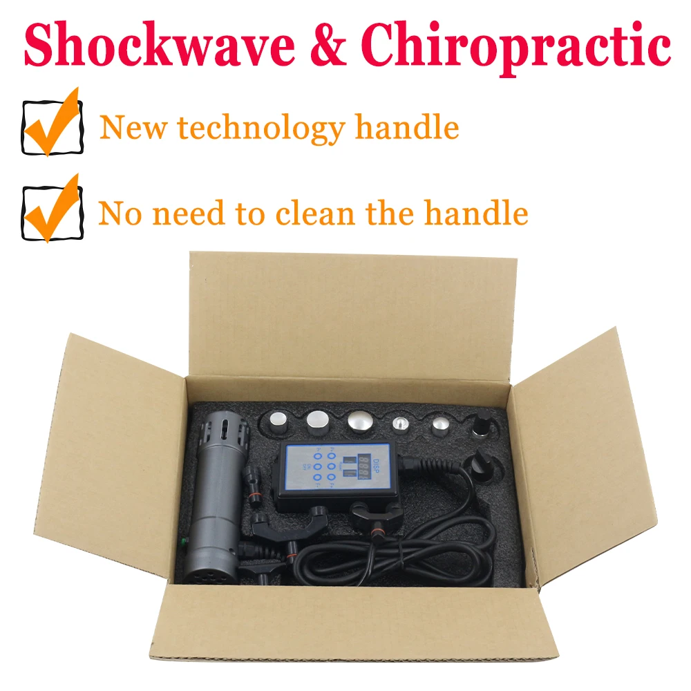 Shock Wave Pain Relief Chiropractic 2 in 1 Massager Effective ED Treatment Erectile Dysfunction Home Shockwave Therapy Machine
Shock Wave Pain Relief Chiropractic 2 in 1 Massager Effective ED Treatment Erectile Dysfunction Home Shockwave Therapy Machine