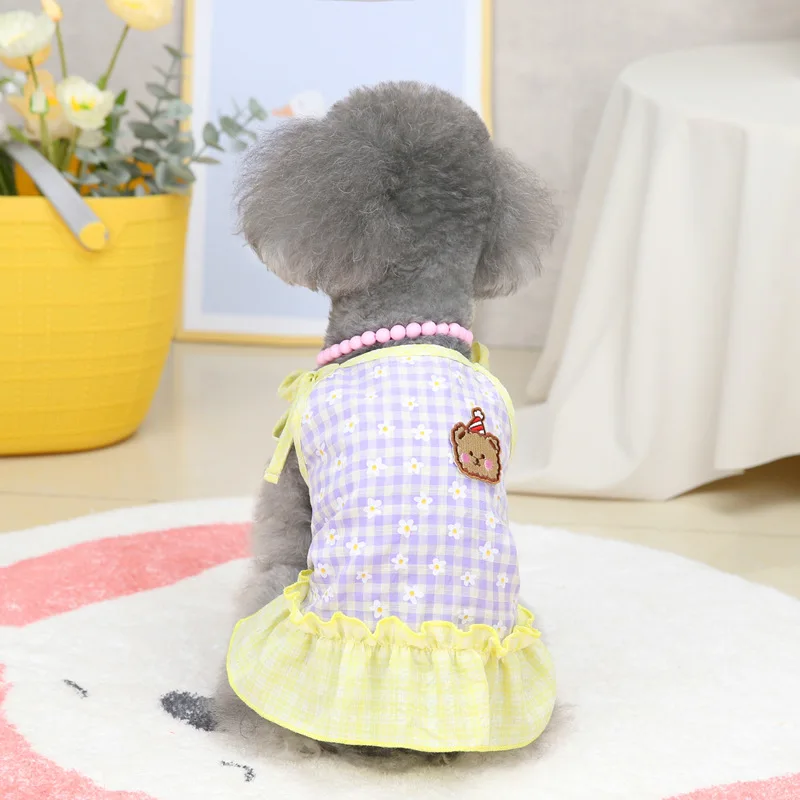 Puppy Suspender Skirt Spring and Summer Fashion New Pet Clothes Thin Breathable Teddy Bear Clothing Pet Products
Puppy Suspender Skirt Spring and Summer Fashion New Pet Clothes Thin Breathable Teddy Bear Clothing Pet Products