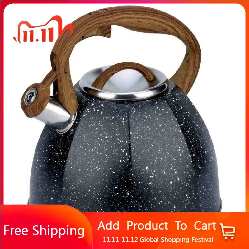 Portable Portable Kettle for Gas Stoves Induction Kettle with Whistle Induction Cooker Chaleira Eletrica Utensils for Kitchen
Portable Portable Kettle for Gas Stoves Induction Kettle with Whistle Induction Cooker Chaleira Eletrica Utensils for Kitchen