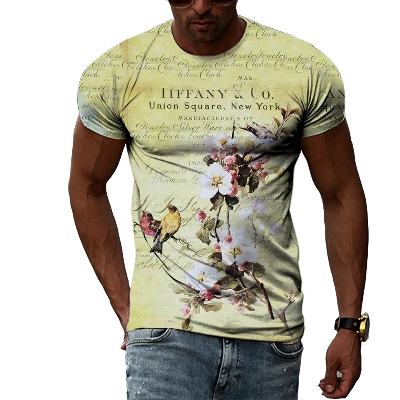 Men's Summer Fashion T-shirts 3D Casual Personality Retro O-Neck Short Sleeve Shirt Unisex
Men's Summer Fashion T-shirts 3D Casual Personality Retro O-Neck Short Sleeve Shirt Unisex