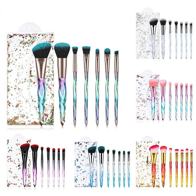 7pcs Crystal Diamond Makeup Brushes Set Powder Foundation Fan Brush Eye Shadow Eyebrow Professional Blush Makeup Brush Tools
7pcs Crystal Diamond Makeup Brushes Set Powder Foundation Fan Brush Eye Shadow Eyebrow Professional Blush Makeup Brush Tools