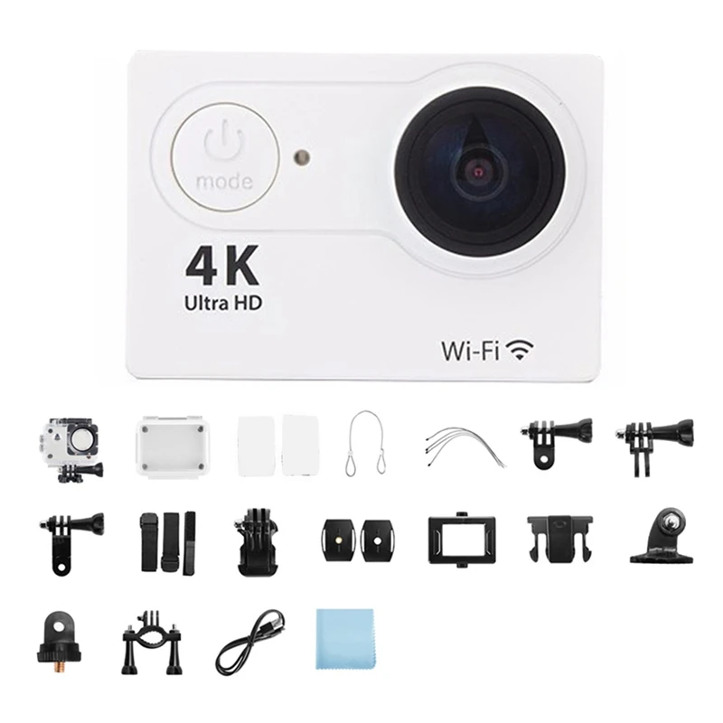 Ultra HD 4K / H9R Action Camera Wifi 2.0Inch 170D Underwater Waterproof Cam Helmet Vedio Sport Pro Outdoor Cam
Ultra HD 4K / H9R Action Camera Wifi 2.0Inch 170D Underwater Waterproof Cam Helmet Vedio Sport Pro Outdoor Cam
