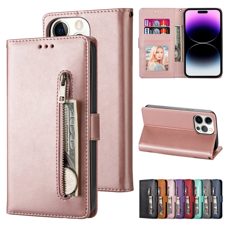 Fashion Zipper Wallet Leather Case For iPhone14 Plus14 Pro Max 6 6S 7 8 Plus 11 12 13 Pro Max 12 13 Mini SE2022 2020 XS Max X XR
Fashion Zipper Wallet Leather Case For iPhone14 Plus14 Pro Max 6 6S 7 8 Plus 11 12 13 Pro Max 12 13 Mini SE2022 2020 XS Max X XR