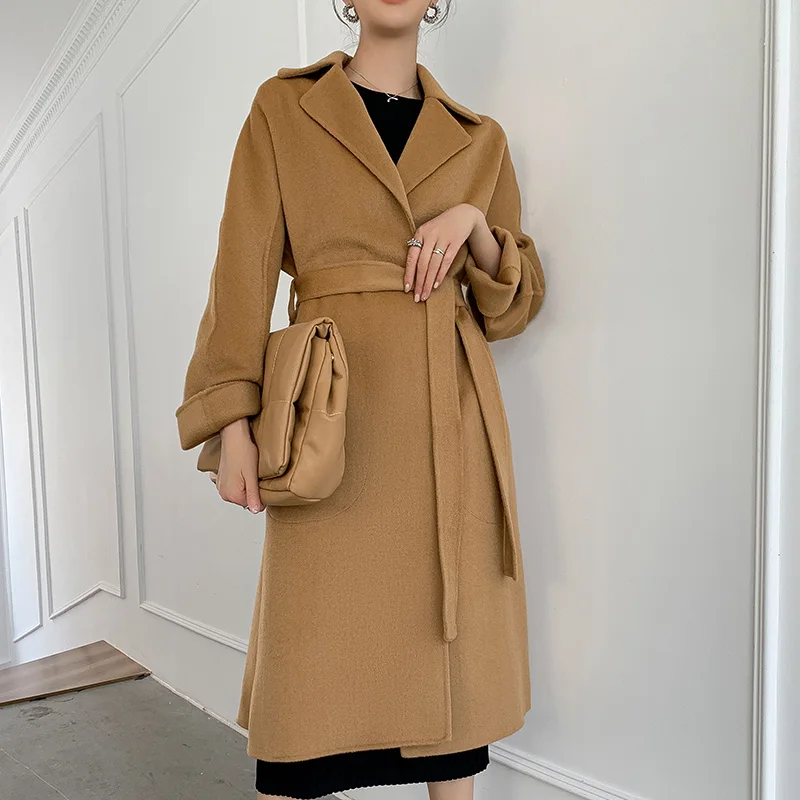LONGMING Chic New Woolen Coats Women Winter 2022 Jacket 100% Merino Wool Elegant Overcoats Ladies Autumn Clothing Korean Fashion
LONGMING Chic New Woolen Coats Women Winter 2022 Jacket 100% Merino Wool Elegant Overcoats Ladies Autumn Clothing Korean Fashion