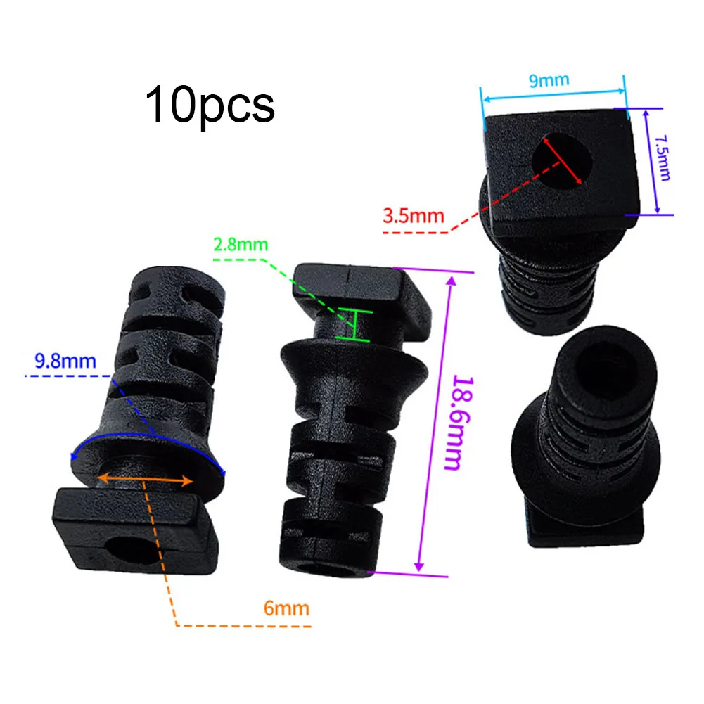 10PCS Cable Gland Connector Kit Rubber Strain Relief Cord Power Tool Cable Sleeves 3.5mm-5mm Cable Sleeve Wire Connectors
10PCS Cable Gland Connector Kit Rubber Strain Relief Cord Power Tool Cable Sleeves 3.5mm-5mm Cable Sleeve Wire Connectors