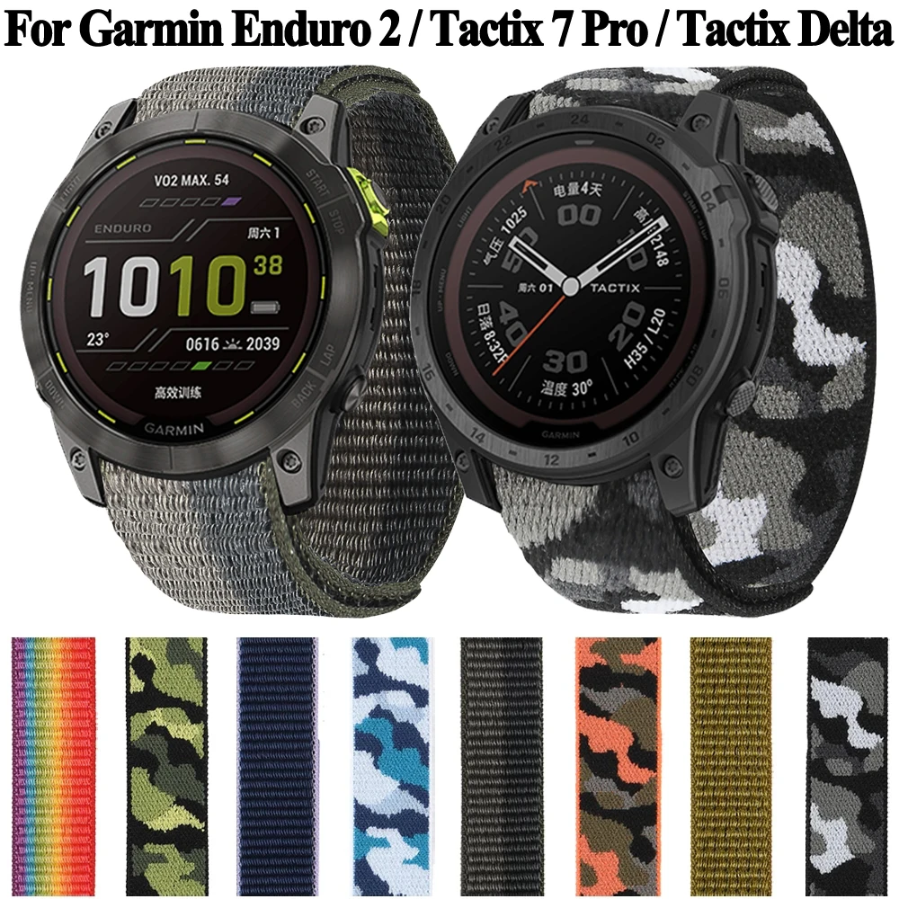 Ремешок нейлоновый тактический для наручных часов Garmin Tactical x Delta 7 Pro Enduro 2 пособие MK2i MK2 D2 Delta PX 22/26 мм
Ремешок нейлоновый тактический для наручных часов Garmin Tactical x Delta 7 Pro Enduro 2 пособие MK2i MK2 D2 Delta PX 22/26 мм