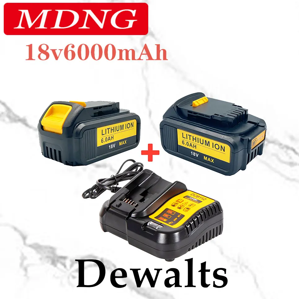 18V 6000mAh Liion Battery DCB180 Rechargeable Battery For DEWALT DCB180,DCB181 XJ DCB200,DCB201,DCB201-2,DCB204,DCB20 DCB182
18V 6000mAh Liion Battery DCB180 Rechargeable Battery For DEWALT DCB180,DCB181 XJ DCB200,DCB201,DCB201-2,DCB204,DCB20 DCB182