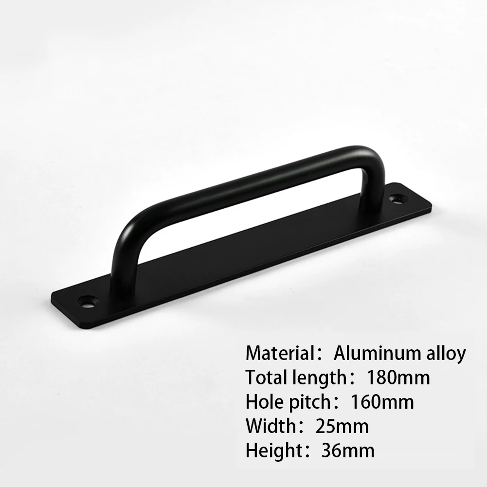 1pc Wooden Door Balcony Sliding Barn Door Handle Aluminum Alloy Punch-Free Hand Black/Gold/Silver Anti-rust Door Knobs & Levers
1pc Wooden Door Balcony Sliding Barn Door Handle Aluminum Alloy Punch-Free Hand Black/Gold/Silver Anti-rust Door Knobs & Levers