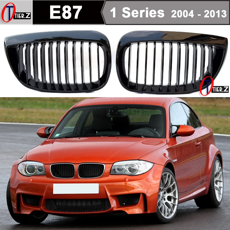 1 Pair Gloss Black Front Kidney Grilles for BMW 1 Series E82 Coupe E88 Convertible E81 (3-Door) E87 (5-Door) Hatchback 2004-2013
1 Pair Gloss Black Front Kidney Grilles for BMW 1 Series E82 Coupe E88 Convertible E81 (3-Door) E87 (5-Door) Hatchback 2004-2013