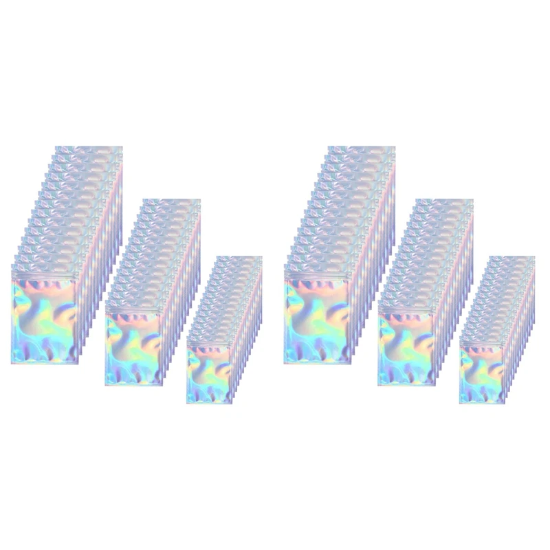300 Pcs Mylar Zipper Closure Bags Aluminum Foil Food Storage Bags Holographic Rainbow Color Mylar Bags Resealable Pouch
300 Pcs Mylar Zipper Closure Bags Aluminum Foil Food Storage Bags Holographic Rainbow Color Mylar Bags Resealable Pouch