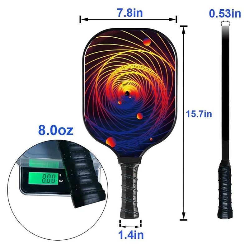 2X Pickleball Paddle Lightweight Pickleball Paddles,Thin&Quick Pickleball Rackets Set With Carrying Bag
2X Pickleball Paddle Lightweight Pickleball Paddles,Thin&Quick Pickleball Rackets Set With Carrying Bag