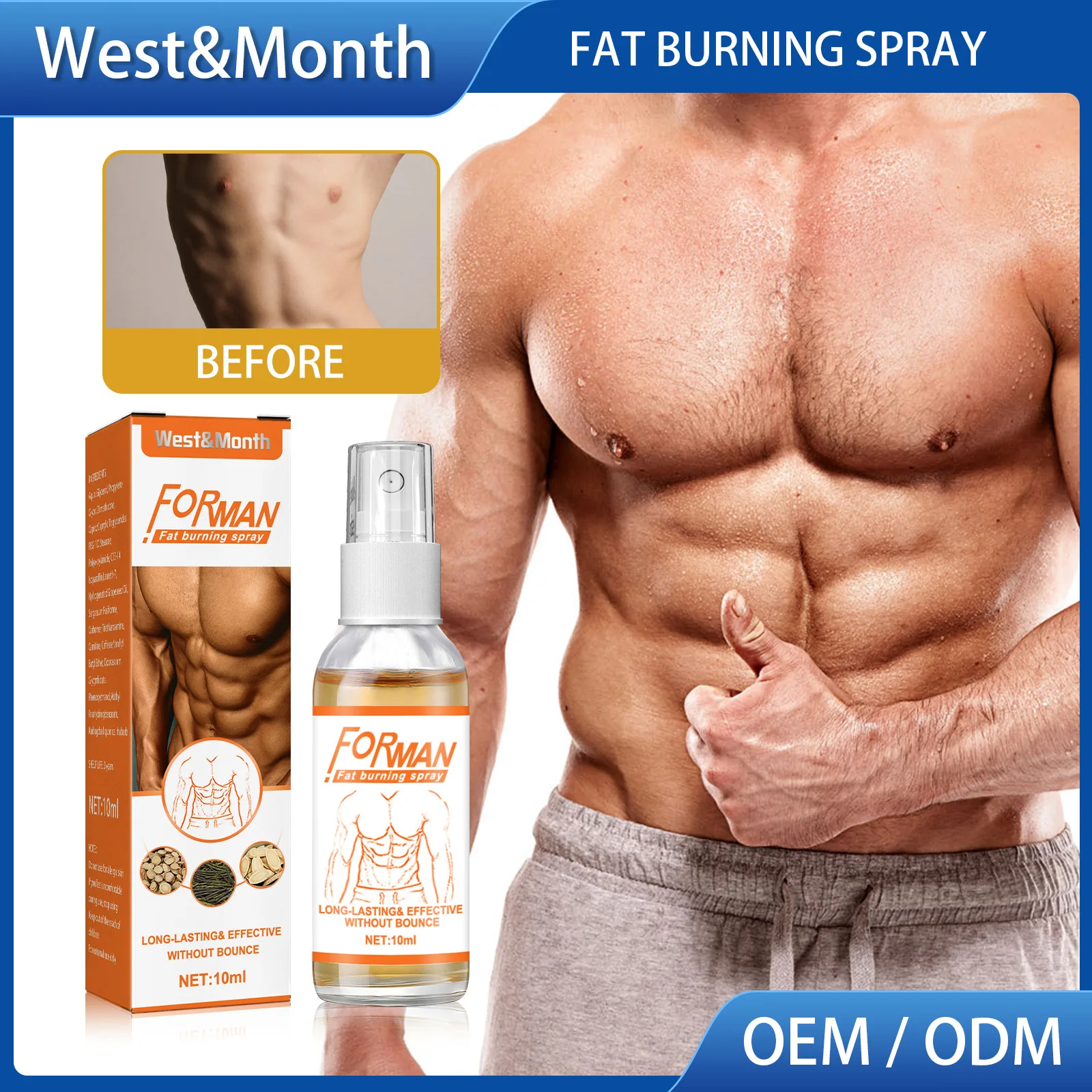 Men Abs Spray Localized Perspiration Vest Line Strengthen the Belly Fitness Shaping Cream Body Care Muscle Chest Exercising 
Men Abs Spray Localized Perspiration Vest Line Strengthen the Belly Fitness Shaping Cream Body Care Muscle Chest Exercising