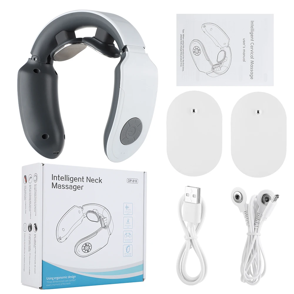 Intelligent Shoulder And Neck Massager Neck Protector Pulse Cervical Spine Massage Device Warm Compress EMS Therapy USB Charging
Intelligent Shoulder And Neck Massager Neck Protector Pulse Cervical Spine Massage Device Warm Compress EMS Therapy USB Charging